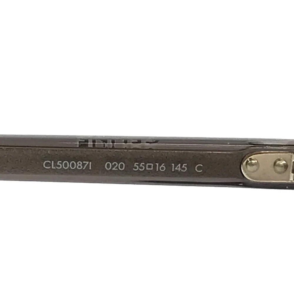 Celine Eyeglasses Frames CL50087I 020 Transparent Gray Square Full Rim 55-16-145
